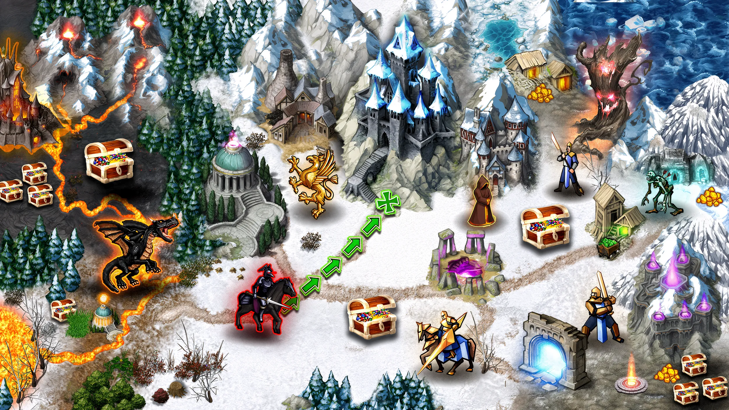 Magic War Legends v4.3.0 APK Мод (Меню, Много денег, Режим бога, Урон) Screenshot 2