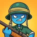 Взломанная Stick Army: World War Strategy [мод: режим бога] на Андроид