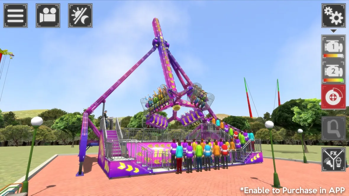 Theme Park Simulator [мод: бесплатные покупки] Screenshot 2