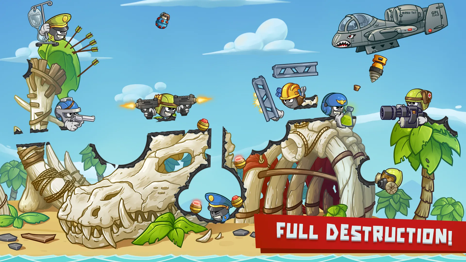 Warlings 2: Total Armageddon v4.2.1 APK Мод (Много денег) Screenshot 1 Warlings 2: Total Armageddon v4.2.1 APK Мод (Много денег) Screenshot 1