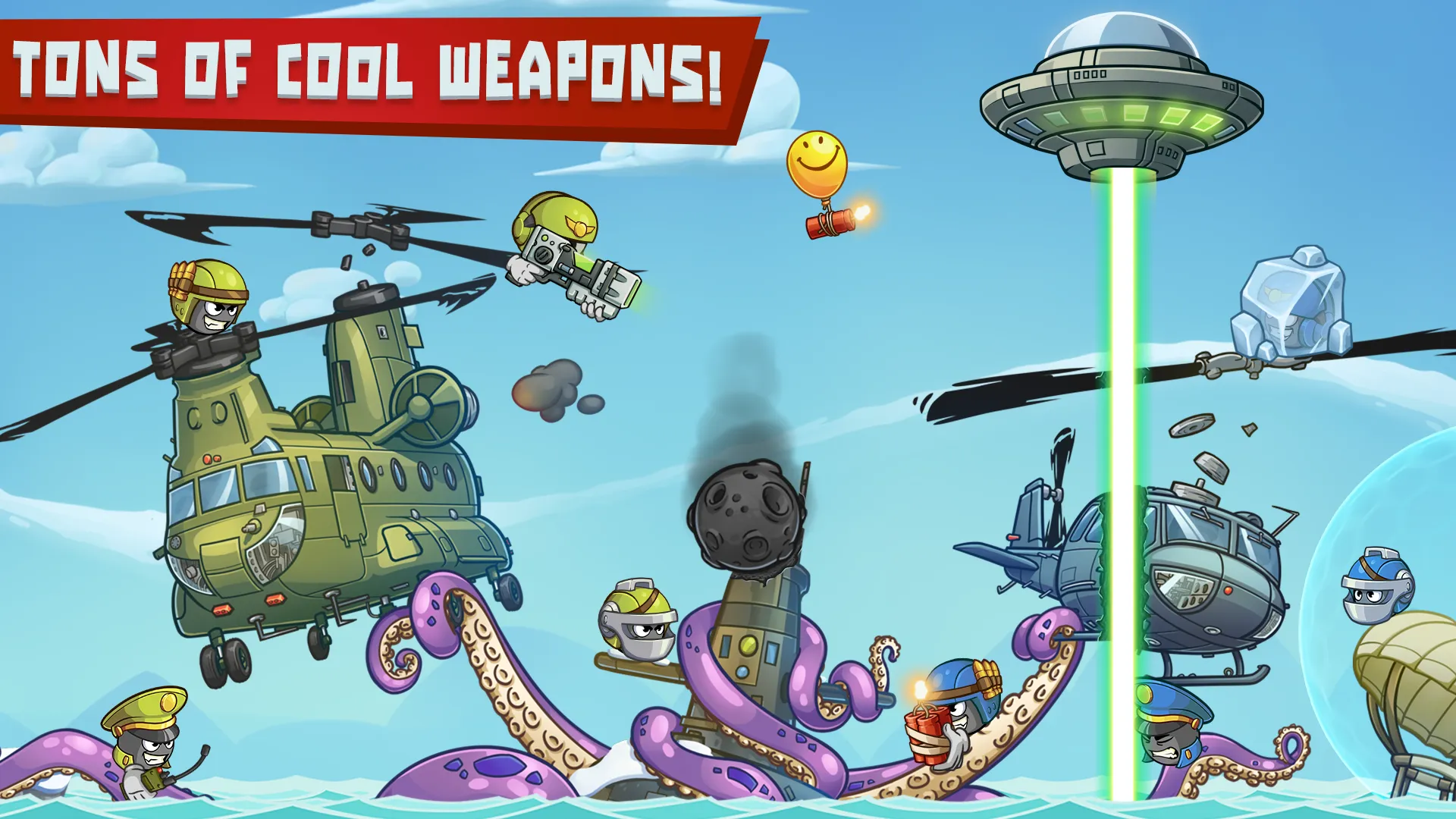 Warlings 2: Total Armageddon v4.2.1 APK Мод (Много денег) Screenshot 3 Warlings 2: Total Armageddon v4.2.1 APK Мод (Много денег) Screenshot 3