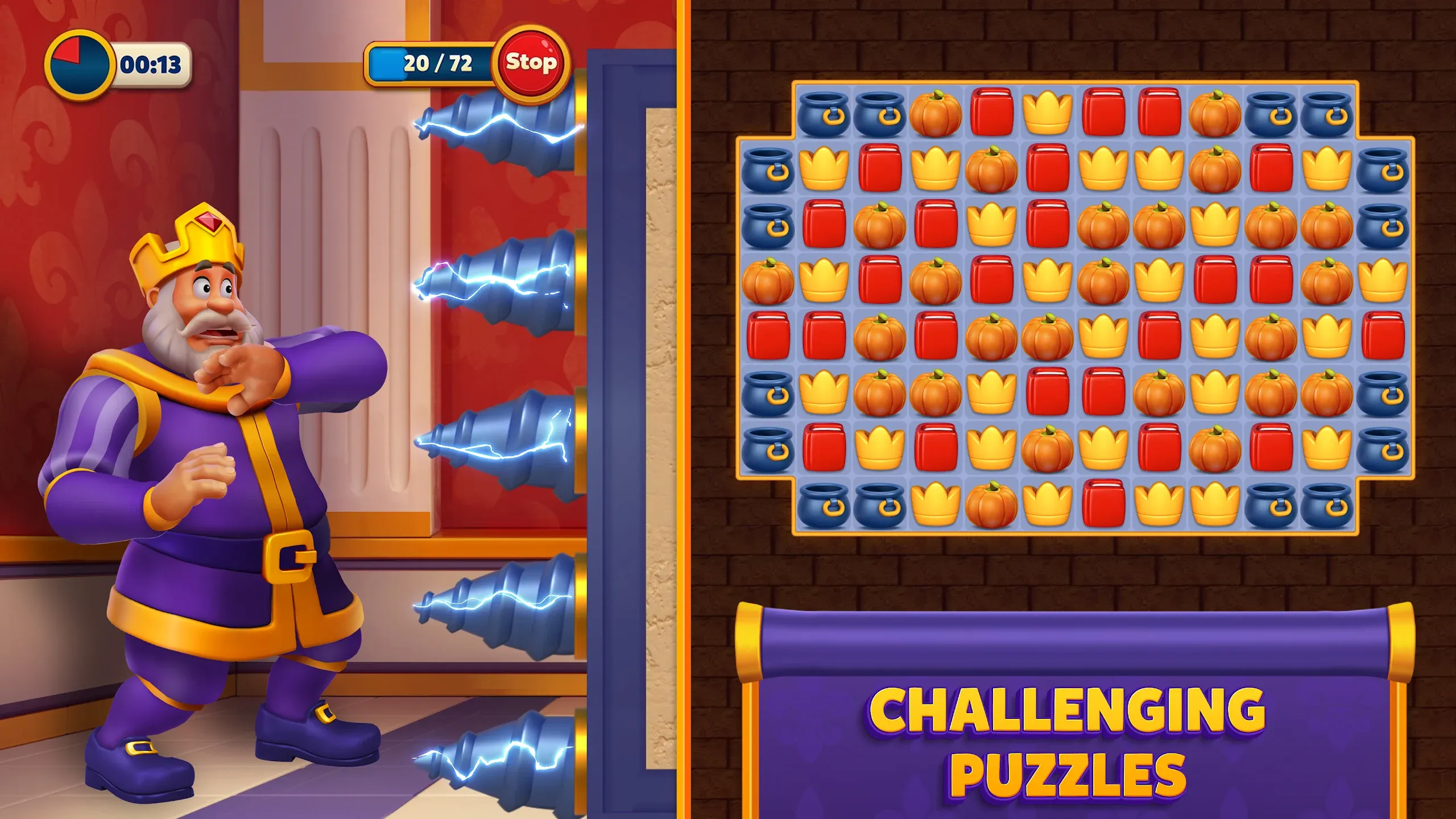 Royal Match v36263 APK Мод (Много жизней) Screenshot 2 Royal Match v36263 APK Мод (Много жизней) Screenshot 2