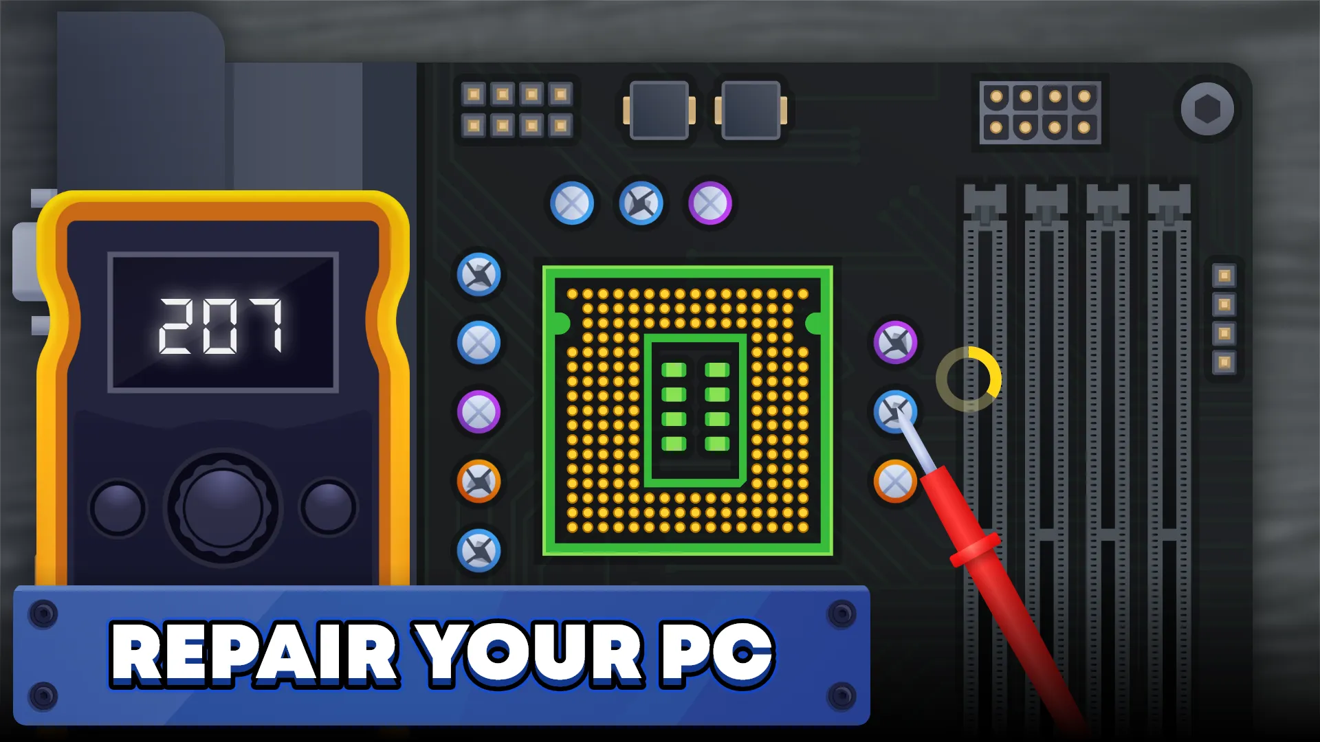 PC Creator 2 v5.0.5 APK Мод (Меню, Много денег, Бесплатные покупки) Screenshot 4 PC Creator 2 v5.0.5 APK Мод (Меню, Много денег, Бесплатные покупки) Screenshot 4