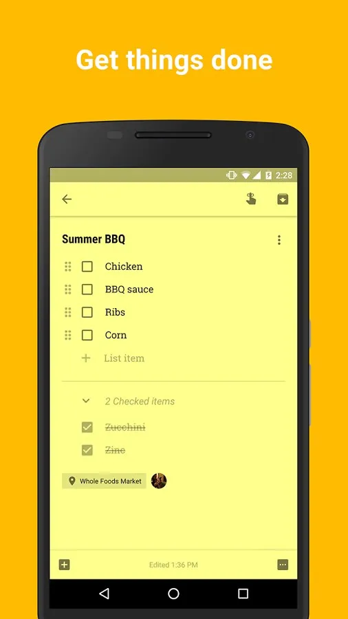 Google Keep – заметки и списки Screenshot 2