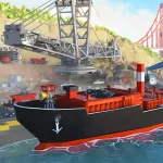 Взломанная Port City: Ship Tycoon 2023 [мод: бесплатные награды] на Андроид