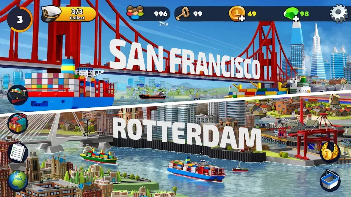 Port City: Ship Tycoon 2023 [мод: бесплатные награды] Screenshot 4