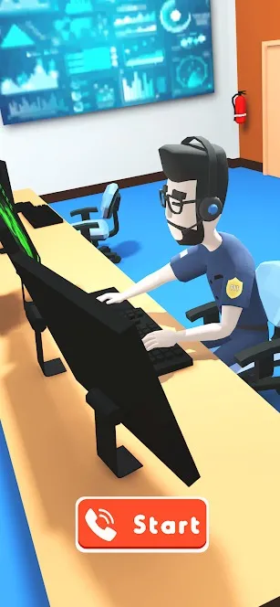 911 Emergency Dispatcher [мод: много денег] Screenshot 1