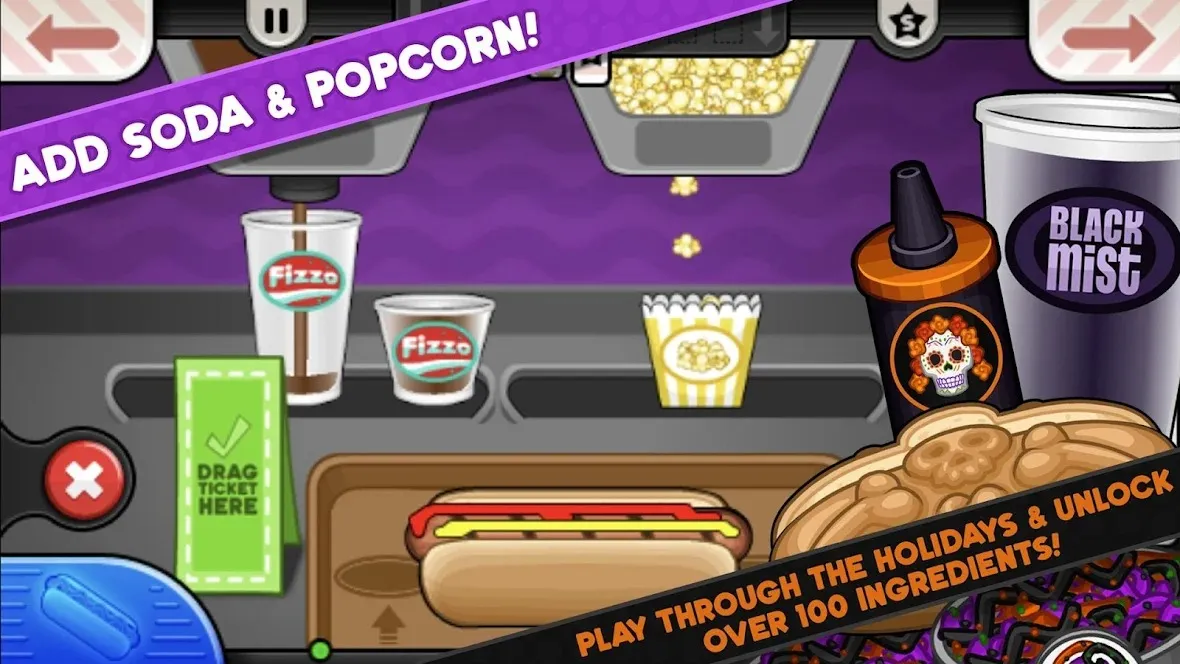Papa's Hot Doggeria To Go! [мод: много денег] Screenshot 4