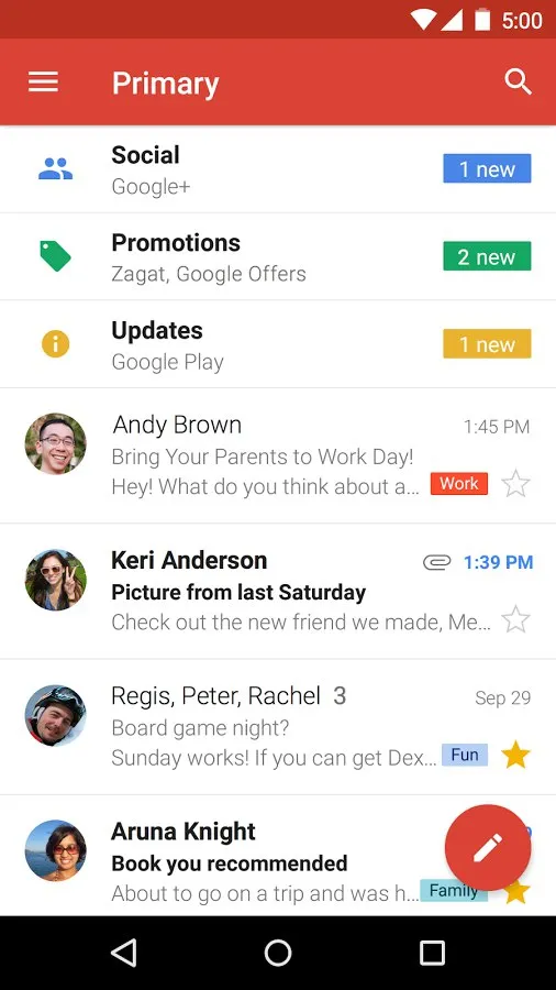Gmail Screenshot 1