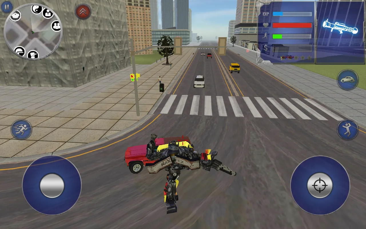 Pickup Truck Robot v1.8.4 APK Мод (Много очков навыков) Screenshot 2