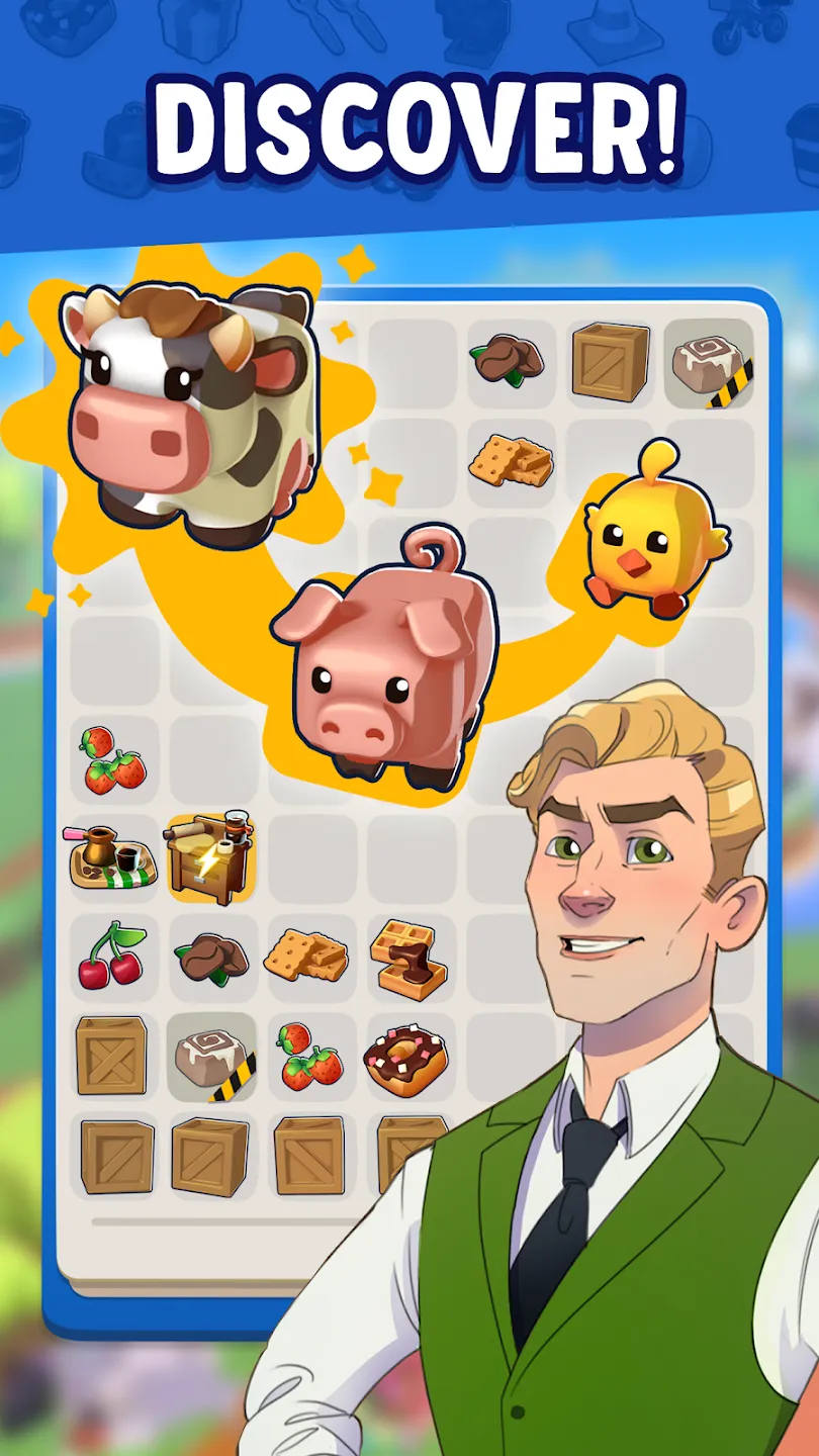 Merge Mayor - Match Puzzle v5.1.730 APK Мод (Много денег) Screenshot 4