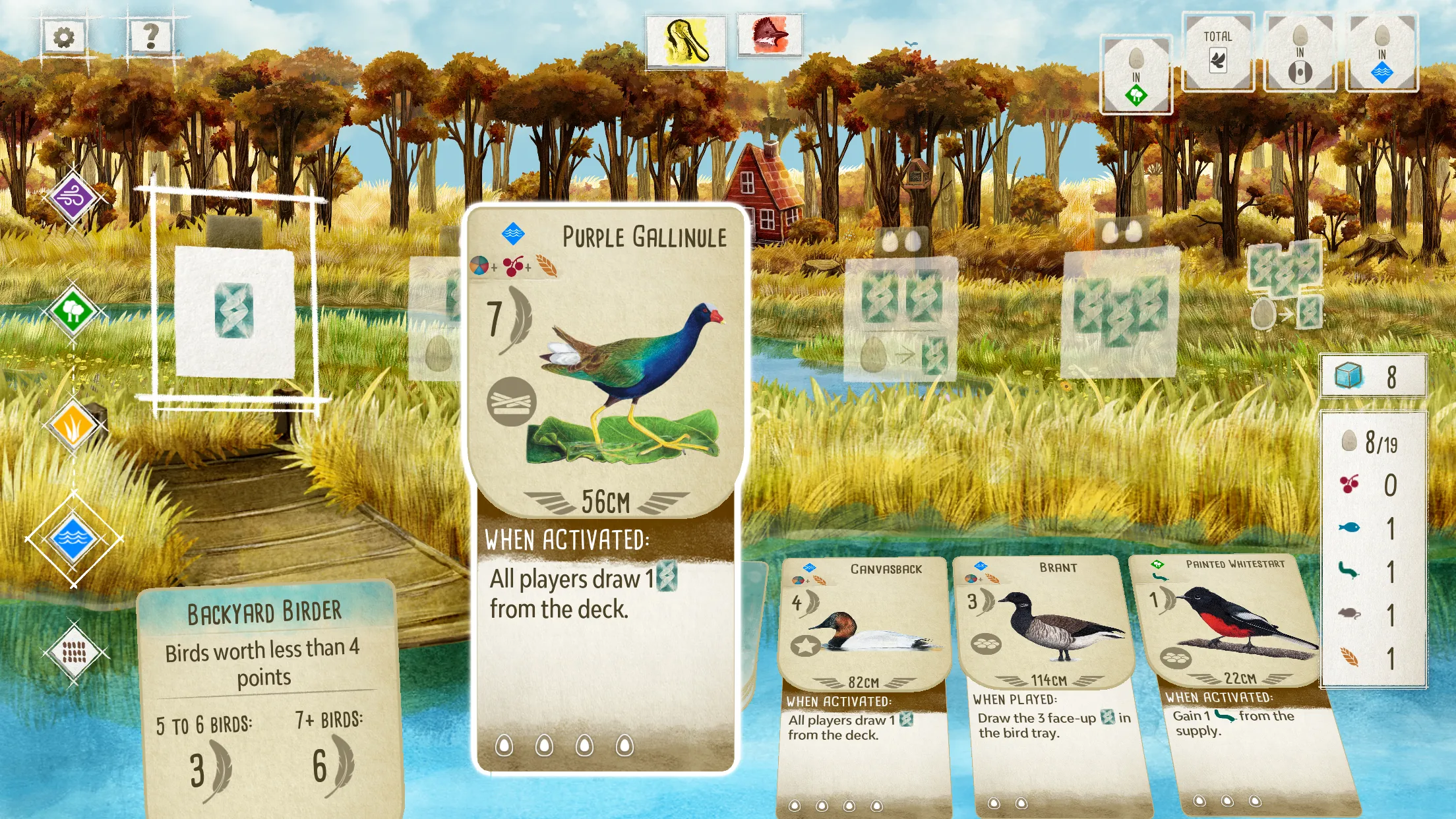 Wingspan (Крылья) v1.7.941 APK Мод (Полная версия) Screenshot 2 Wingspan (Крылья) v1.7.941 APK Мод (Полная версия) Screenshot 2