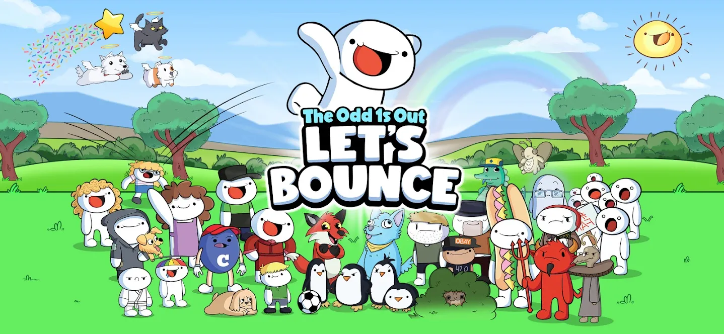 TheOdd1sOut: Let's Bounce [мод: бесплатные покупки] Screenshot 1