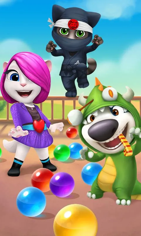 Говорящий Том: бабл-шутер v1.5.3.20 APK Мод (Много денег) Screenshot 1 Говорящий Том: бабл-шутер v1.5.3.20 APK Мод (Много денег) Screenshot 1