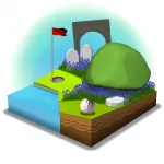Скачать MOD OK Golf Мод (Меню, Открыты все поля для гольфа) на Андроид