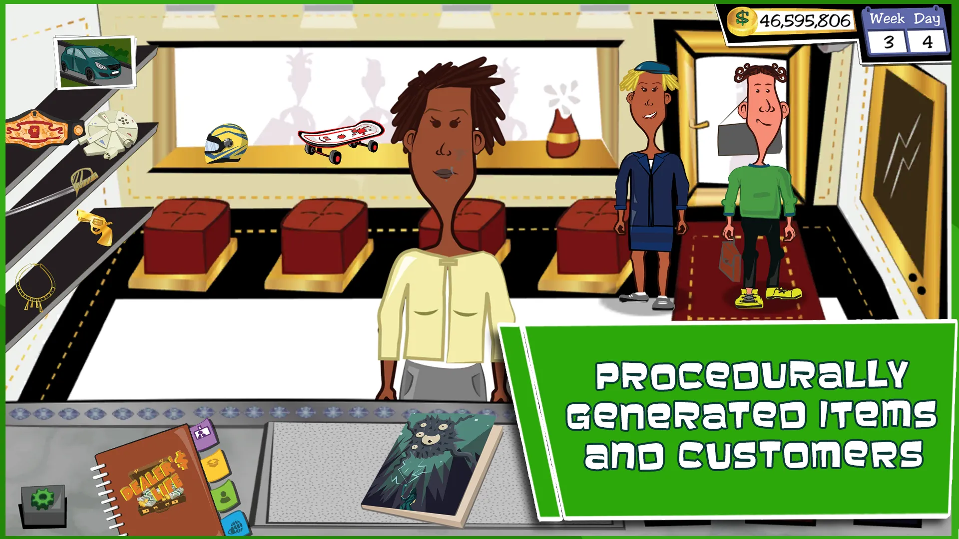 Dealer's Life Pawn Shop Tycoon v1.29 APK Мод (Много денег) Screenshot 2 Dealer's Life Pawn Shop Tycoon v1.29 APK Мод (Много денег) Screenshot 2