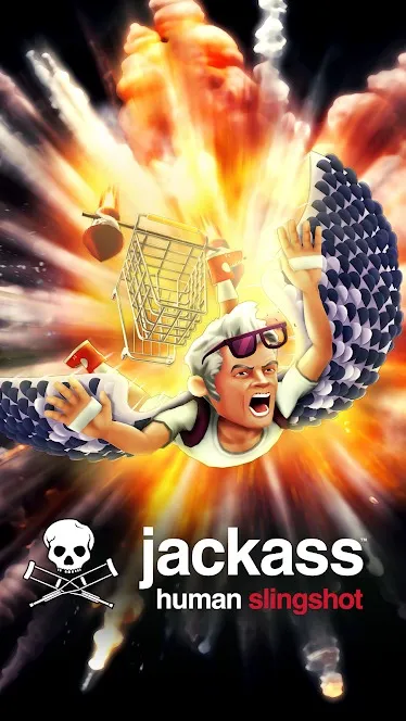 Jackass Human Slingshot [мод: бесплатные покупки] Screenshot 1