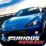 Взломанная Furious Payback Racing [мод: много денег] на Андроид