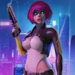 Взломанная Cyberpunk Hero киберпанк экшен [мод: всё открыто] на Андроид