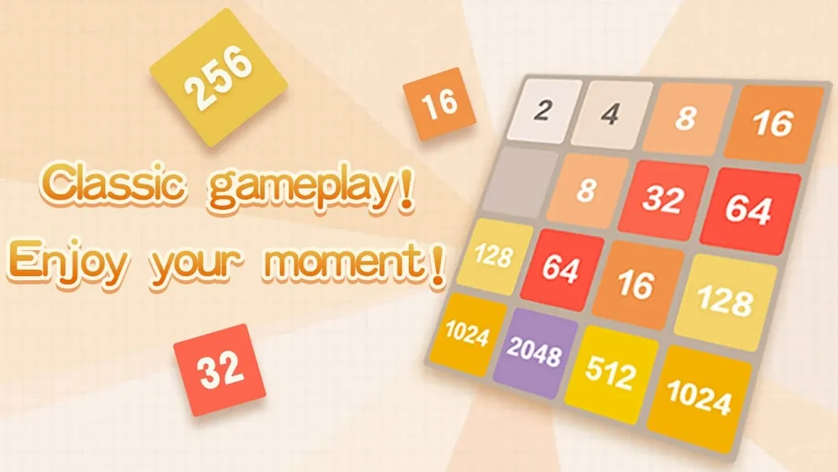 2048 Очарование: головоломка [мод: много денег] Screenshot 1