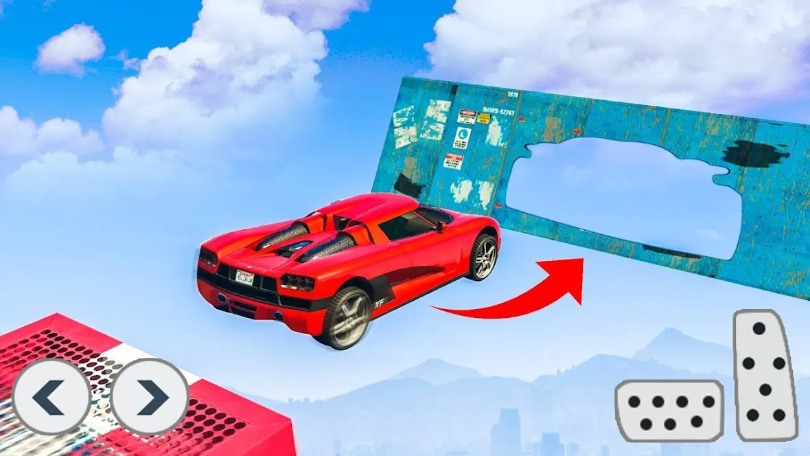 Car Stunts Game: Car Racing [мод: много денег] Screenshot 4