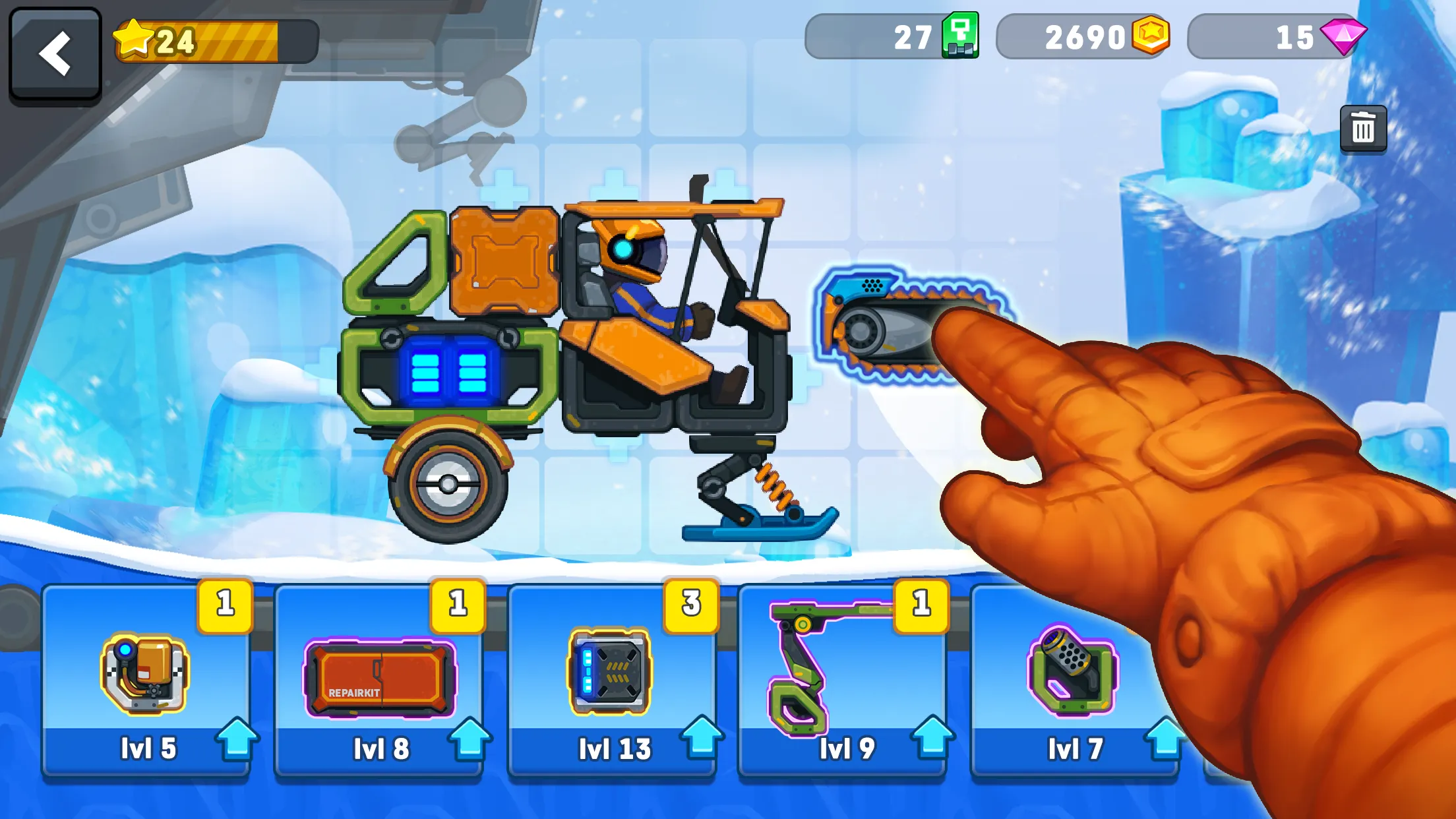 Rovercraft 2 v1.5.2 APK Мод (Много энергии) Screenshot 1 Rovercraft 2 v1.5.2 APK Мод (Много энергии) Screenshot 1
