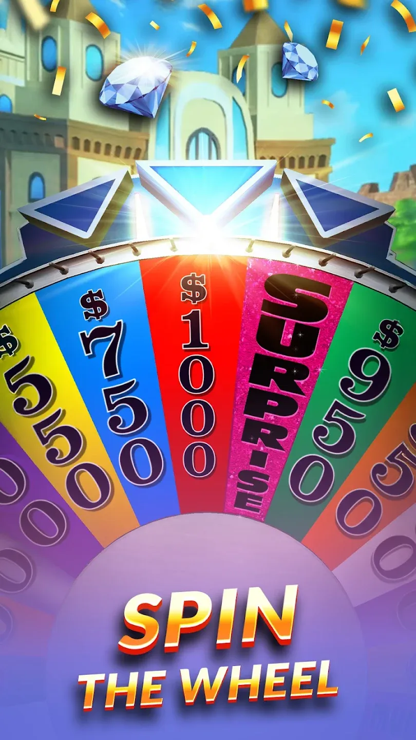 Wheel of Fortune: TV Game v4.8.3 APK Мод (Меню, Лёгкая победа) Screenshot 3 Wheel of Fortune: TV Game v4.8.3 APK Мод (Меню, Лёгкая победа) Screenshot 3
