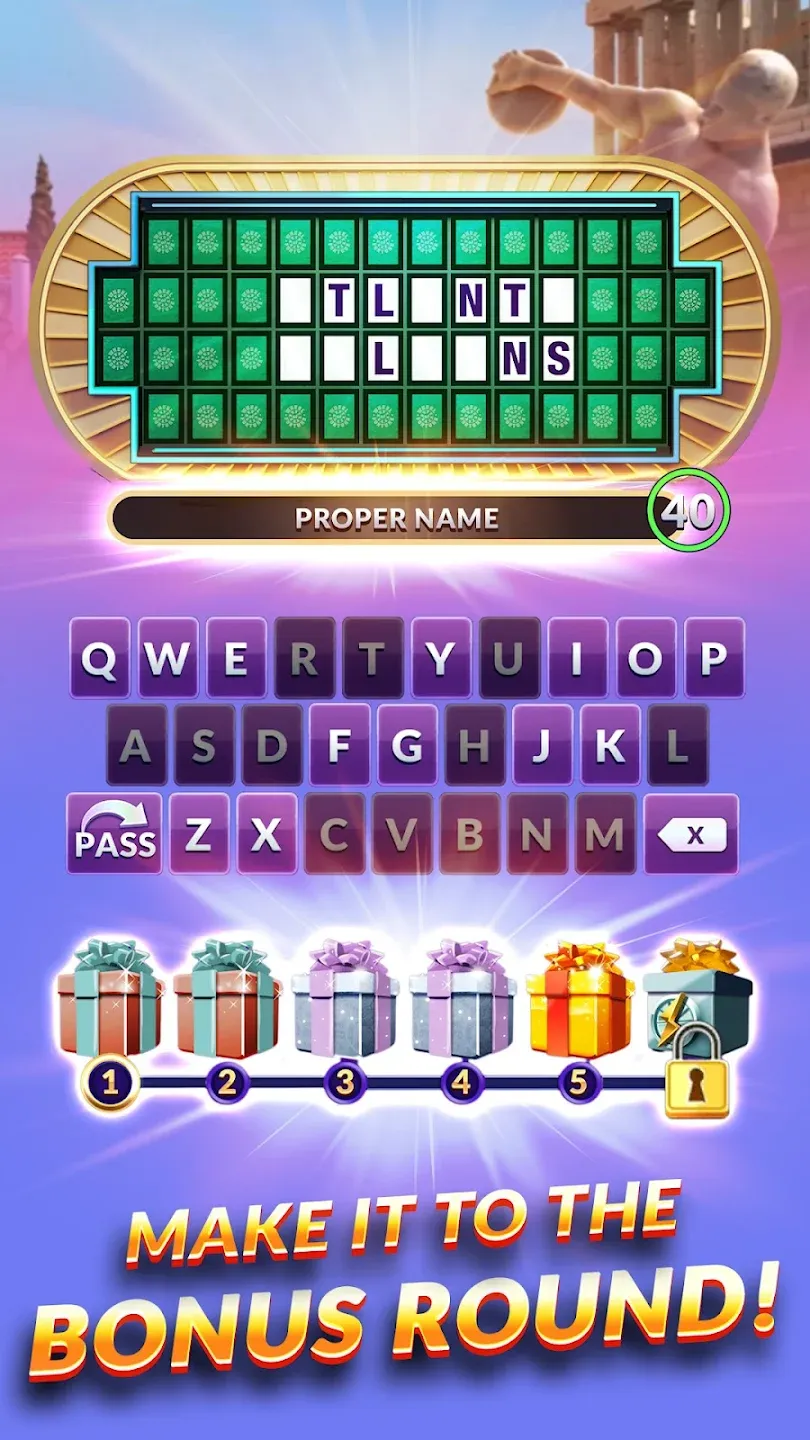 Wheel of Fortune: TV Game v4.8.3 APK Мод (Меню, Лёгкая победа) Screenshot 4 Wheel of Fortune: TV Game v4.8.3 APK Мод (Меню, Лёгкая победа) Screenshot 4