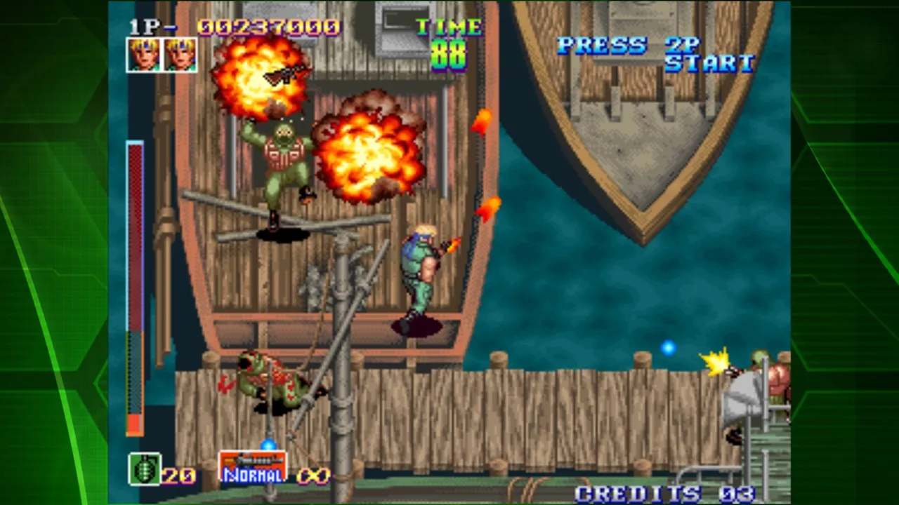 SHOCK TROOPERS ACA NEOGEO [мод: полная версия] Screenshot 3