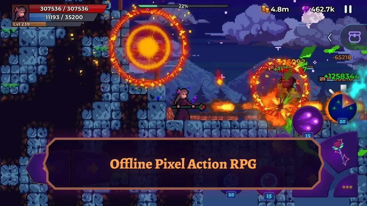 Moonrise Arena – Pixel Action RPG [мод: бесплатные покупки] Screenshot 1