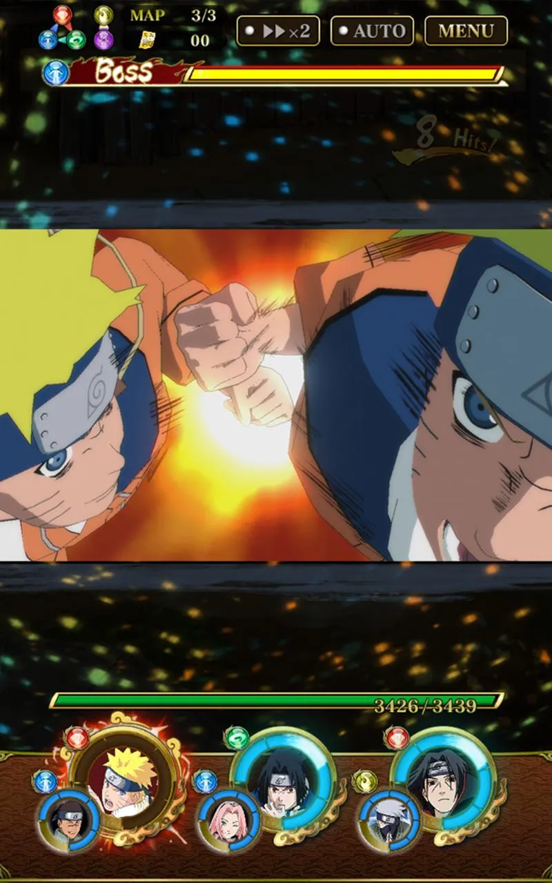 Ultimate Ninja Blazing [мод: бесконечная чакра] Screenshot 2