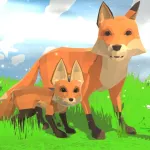 Скачать взломанную версию Fox Family - Animal Simulator [мод: много денег] на Андроид