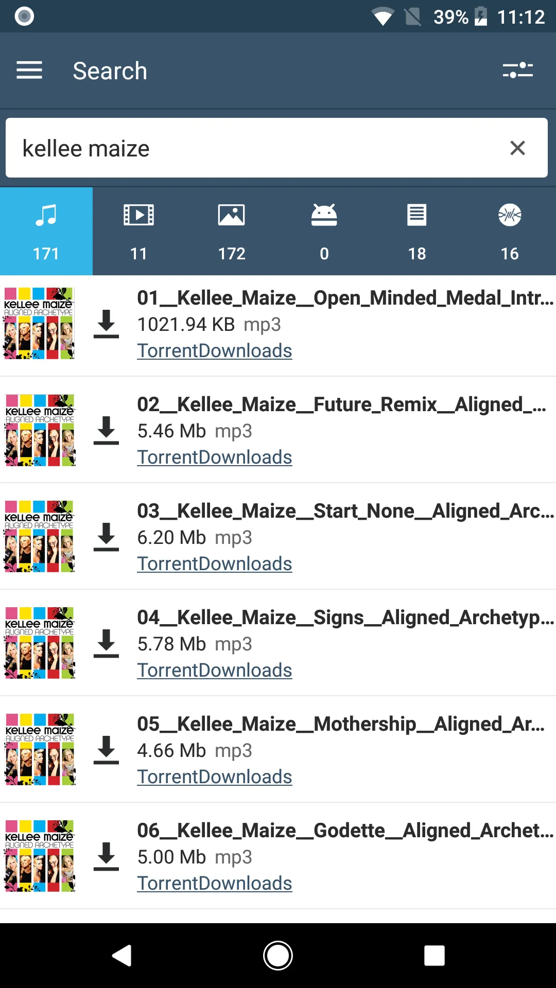 FrostWire: Torrent Downloader & Music Player Screenshot 2 FrostWire: Torrent Downloader & Music Player Screenshot 2