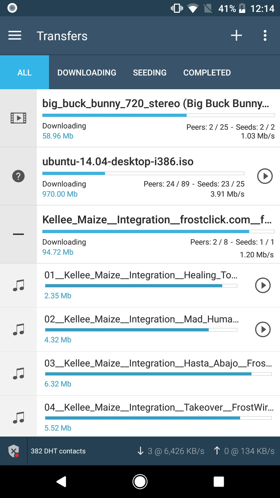 FrostWire: Torrent Downloader & Music Player Screenshot 4 FrostWire: Torrent Downloader & Music Player Screenshot 4