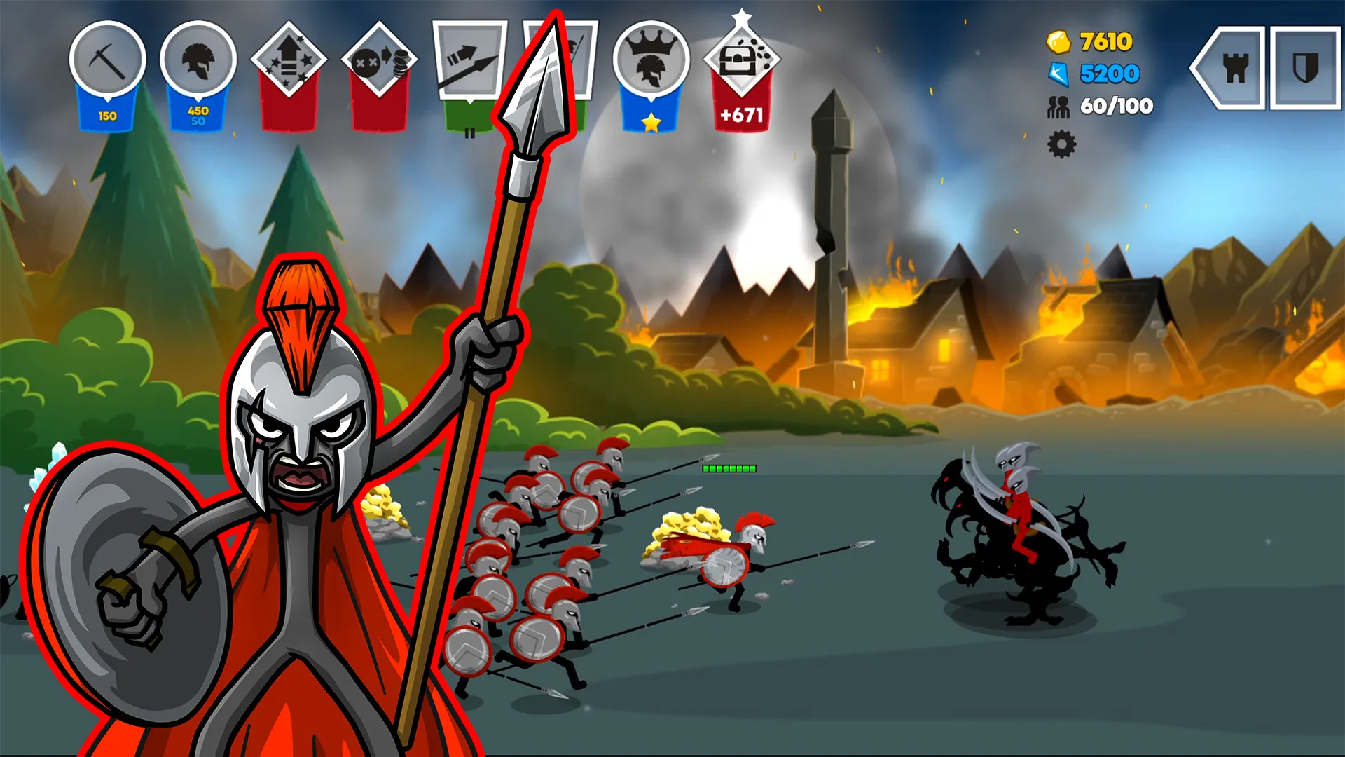 Stick War: Saga (Stick War 3) v2026.5.2752 APK Мод (Много денег) Screenshot 3 Stick War: Saga (Stick War 3) v2026.5.2752 APK Мод (Много денег) Screenshot 3