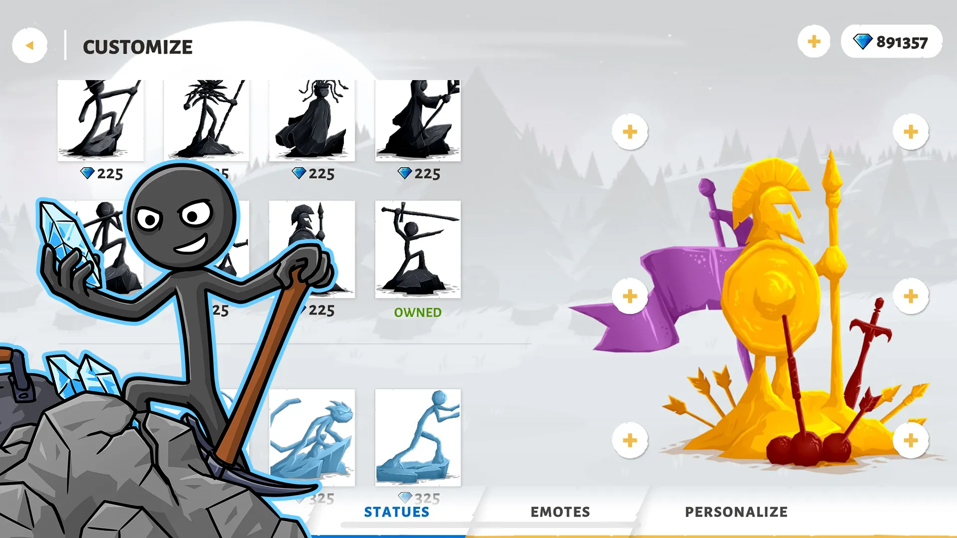 Stick War: Saga (Stick War 3) v2026.5.2752 APK Мод (Много денег) Screenshot 4 Stick War: Saga (Stick War 3) v2026.5.2752 APK Мод (Много денег) Screenshot 4