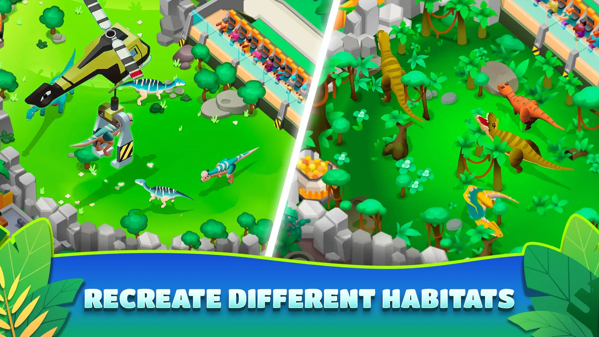 Dinosaur Park: Jurassic Tycoon v2.0.9 APK Мод (Много денег) Screenshot 2
