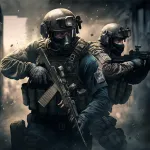Скачать взломанную версию Brutal Strike Мод (Меню, Бесконечные патроны) на Андроид