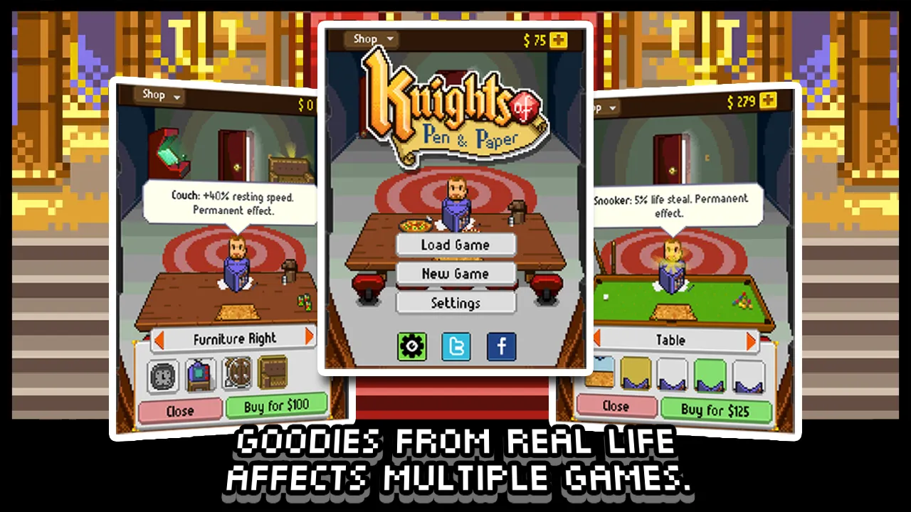 Knights of Pen & Paper +1 v2.35 APK Мод (Полная версия) Screenshot 2 Knights of Pen & Paper +1 v2.35 APK Мод (Полная версия) Screenshot 2