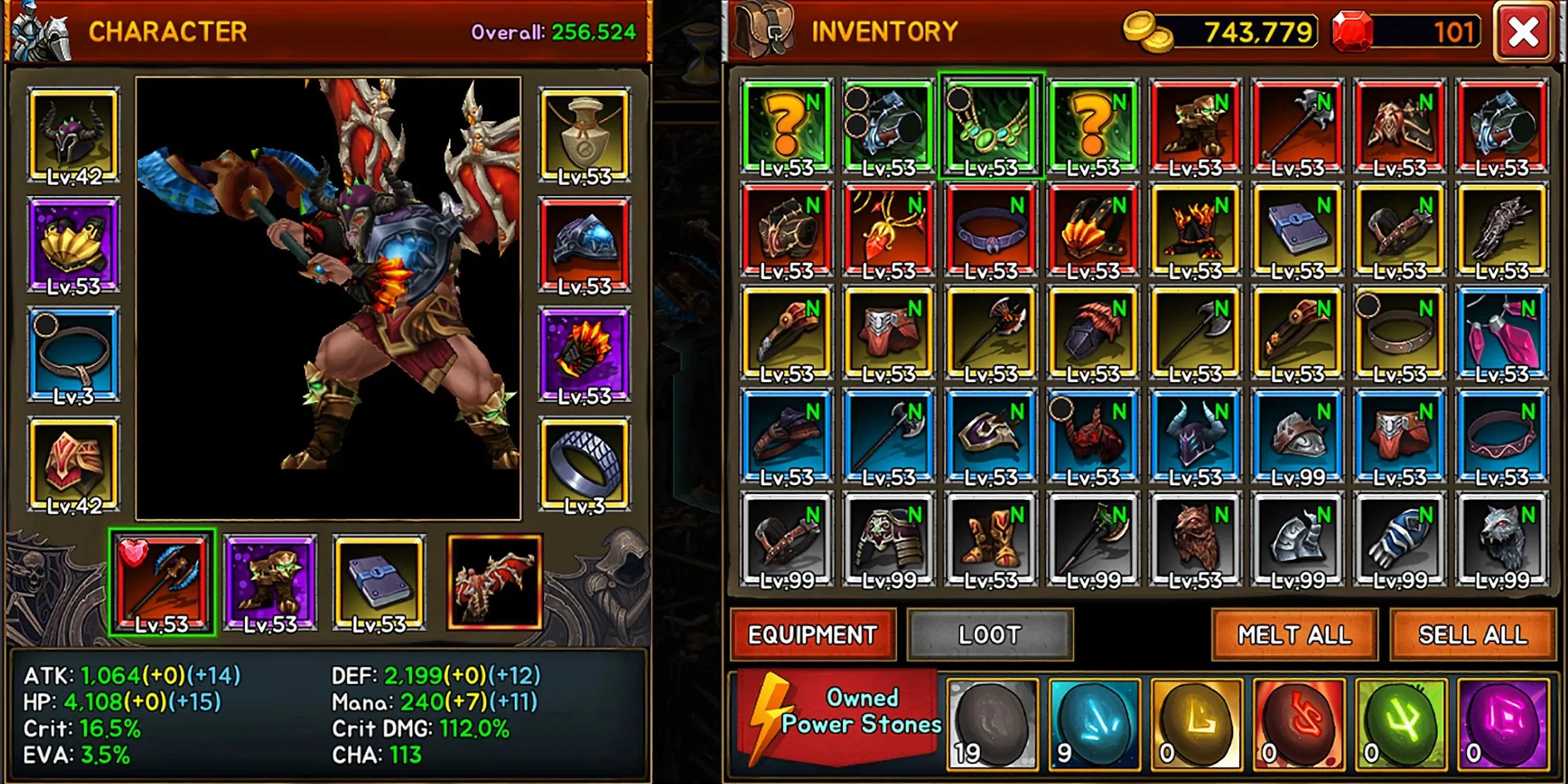 Death Dungeon : Demon Hunting RPG [мод: много денег] Screenshot 4
