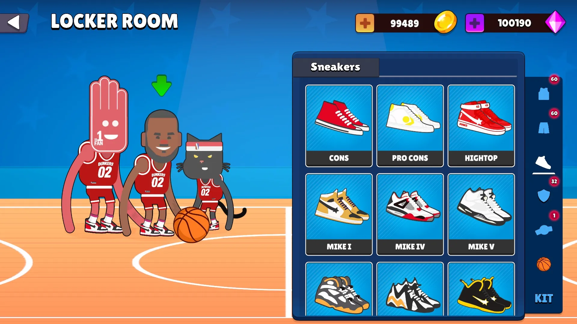 Dunkers 2 [мод: много денег] Screenshot 4