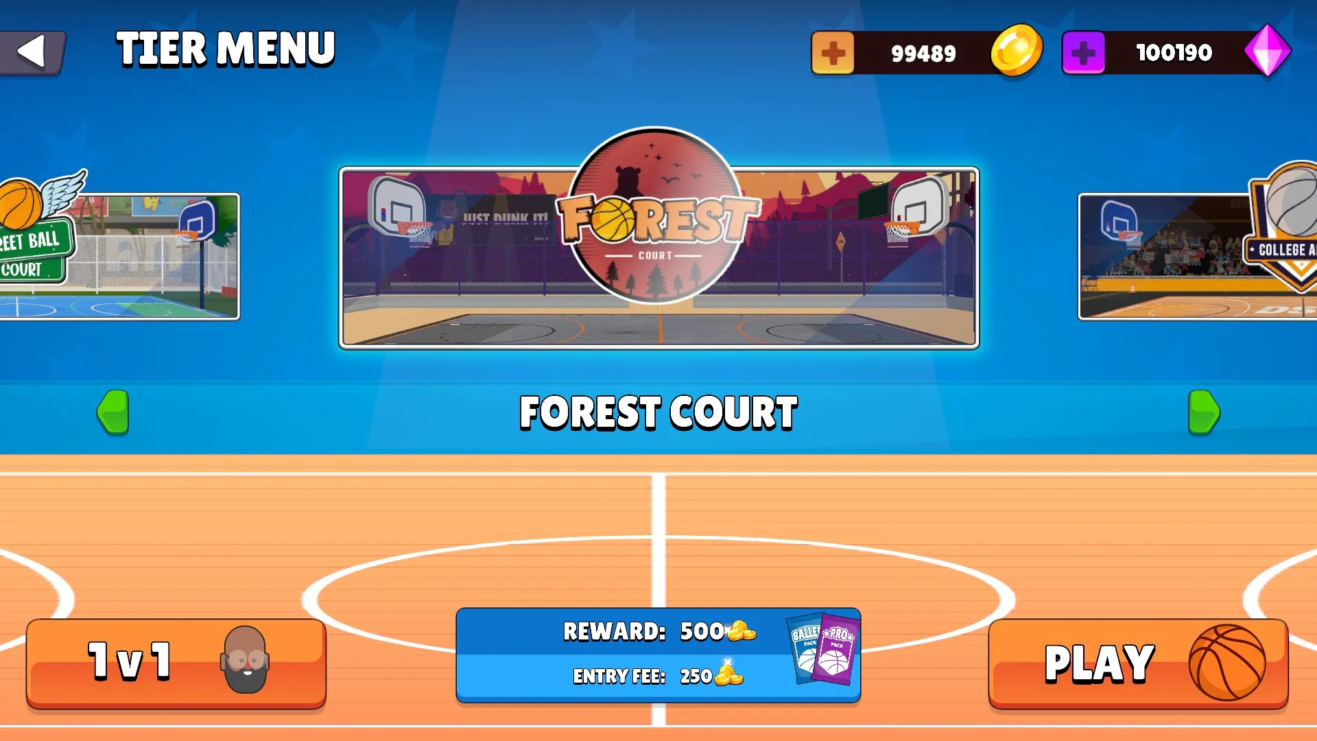 Dunkers 2 [мод: много денег] Screenshot 5
