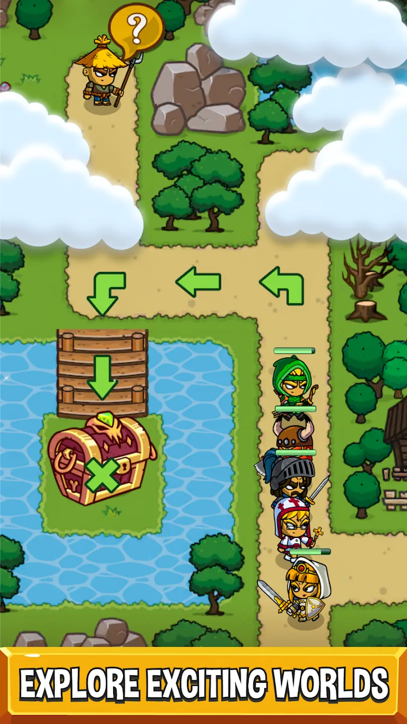 Five Heroes: The King's War v7.6.12 APK Мод (Меню, Множитель урона; Режим бога, Много денег) Screenshot 2