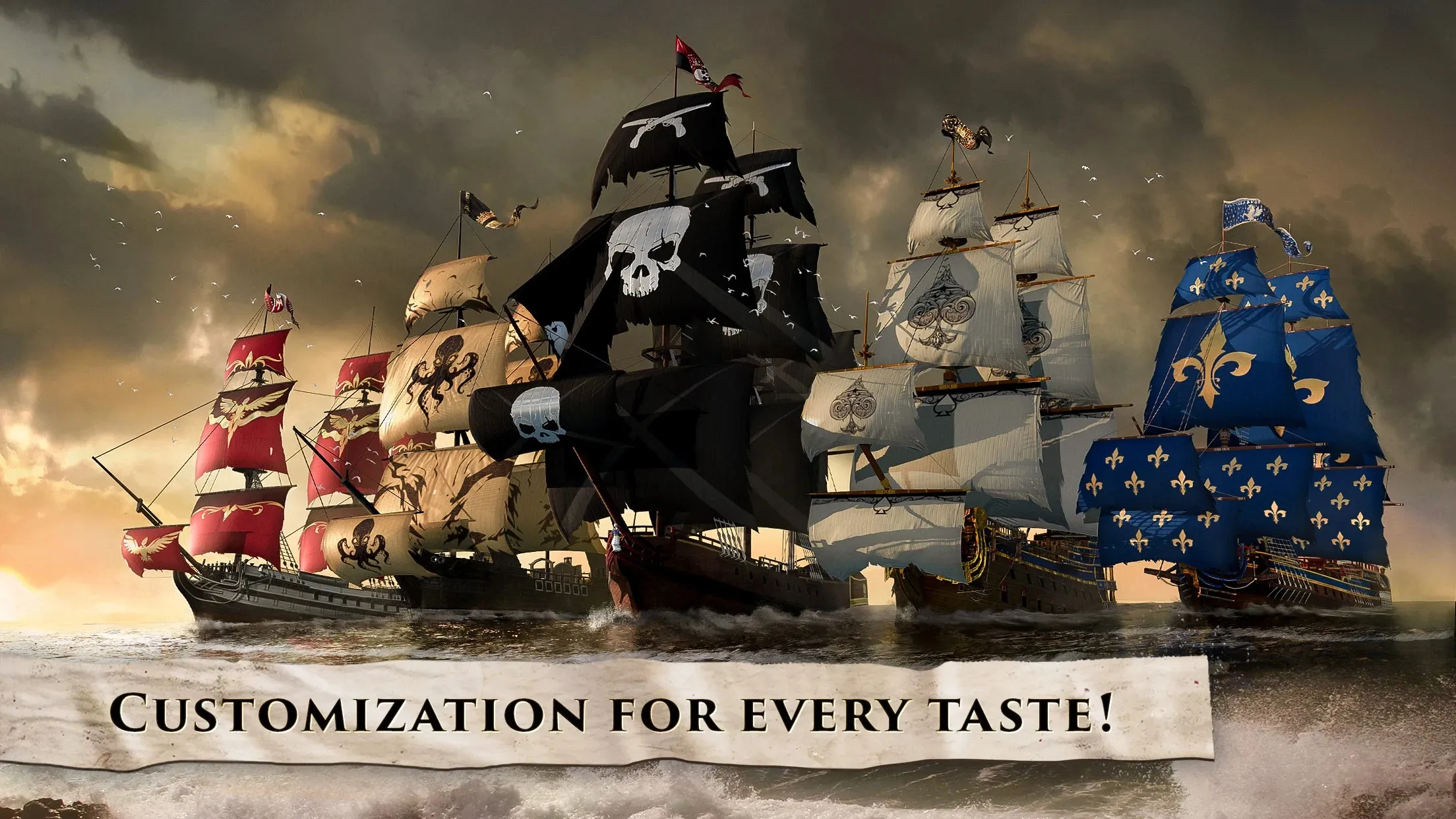 Dragon Sails: Battleship War [мод: много денег] Screenshot 5