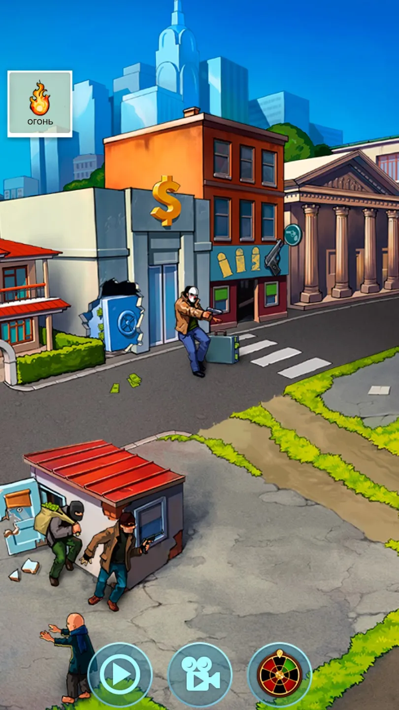 Doodle Mafia Blitz [мод: много денег] Screenshot 2