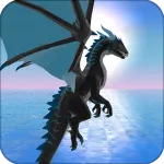 Скачать взломанную версию Симулятор Дракона 3D Мод (Меню, Много монет и еды) на Андроид