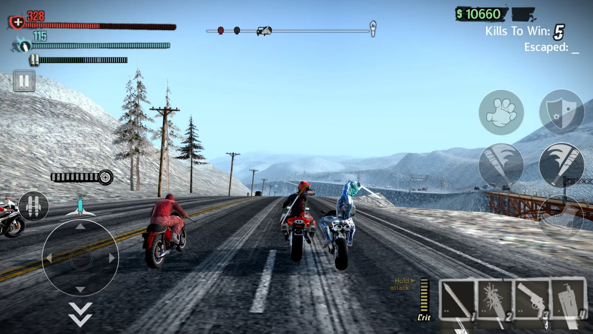 Road Redemption Mobile [мод: меню] Screenshot 1