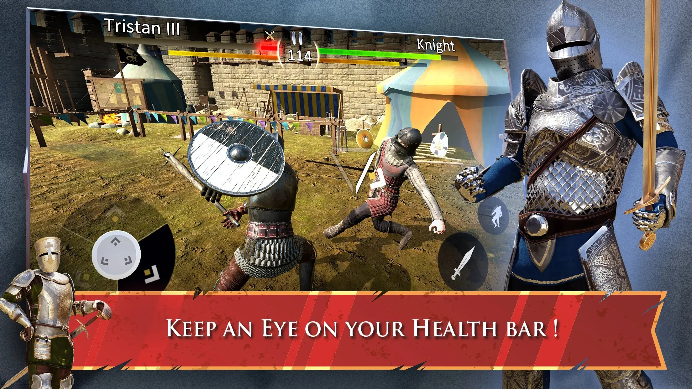 Knights Fight 2: честь и слава [мод: меню] Screenshot 1