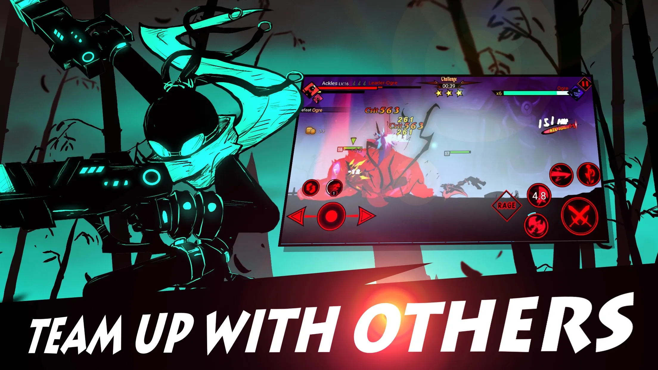 League of Stickman 2 Premium [мод: скиллы без кулдауна] Screenshot 5