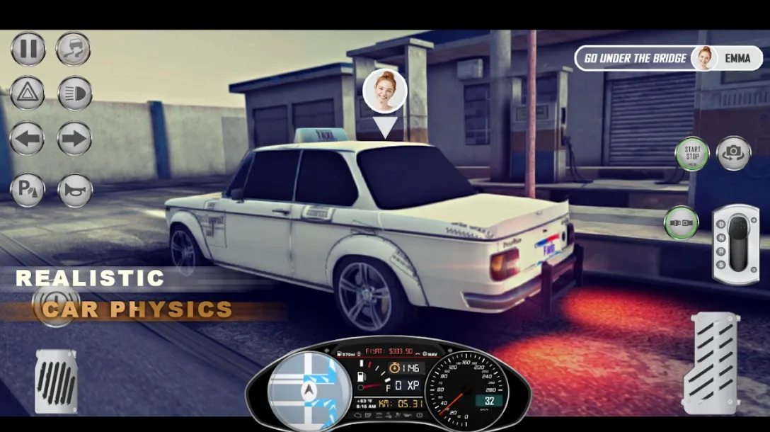 Taxi: Simulator Game 1976 [мод: много денег] Screenshot 2